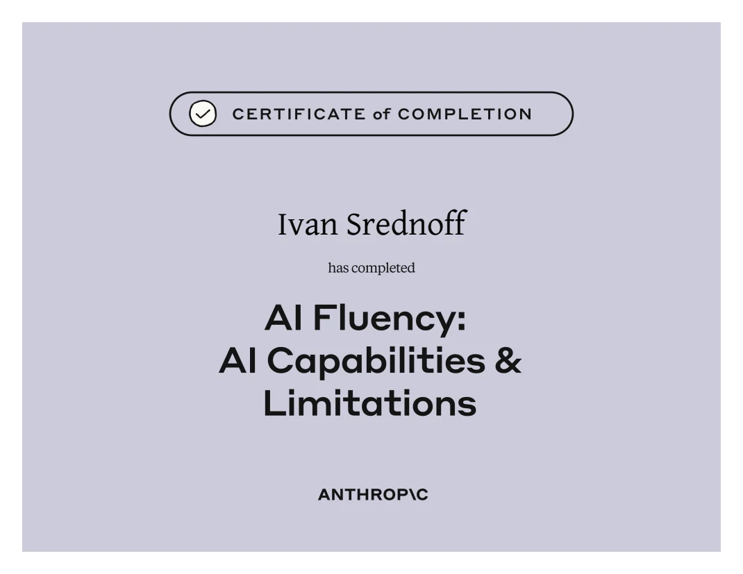 AI Fluency: AI Capabilities & Limitations, Anthropic
