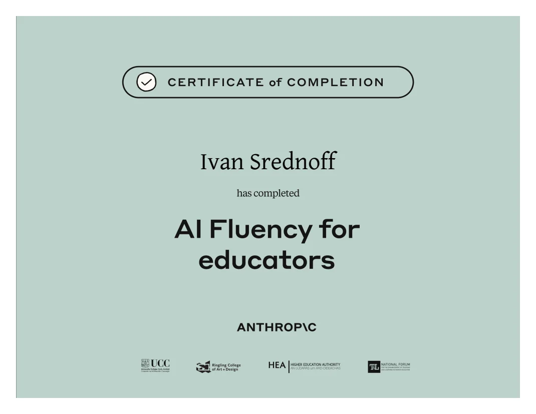 AI Fluency for Educators, Anthropic