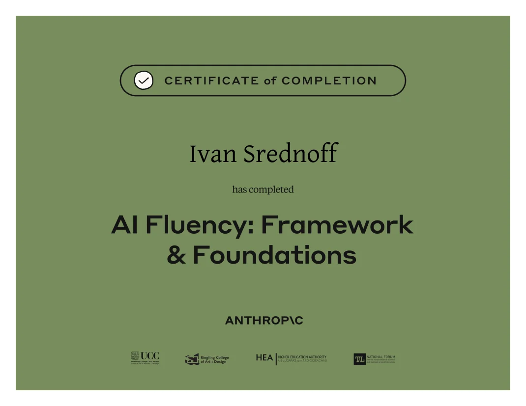 AI Fluency: Framework & Foundations, Anthropic