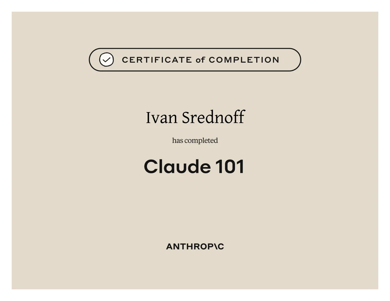 Claude 101, Anthropic