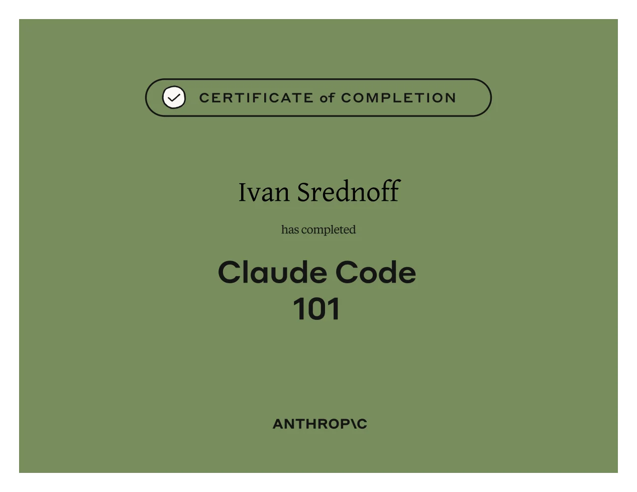 Claude Code 101, Anthropic