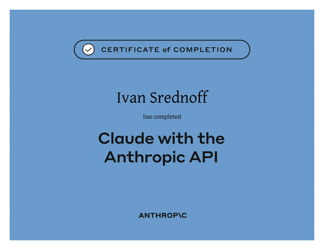 Claude with the Anthropic API, Anthropic